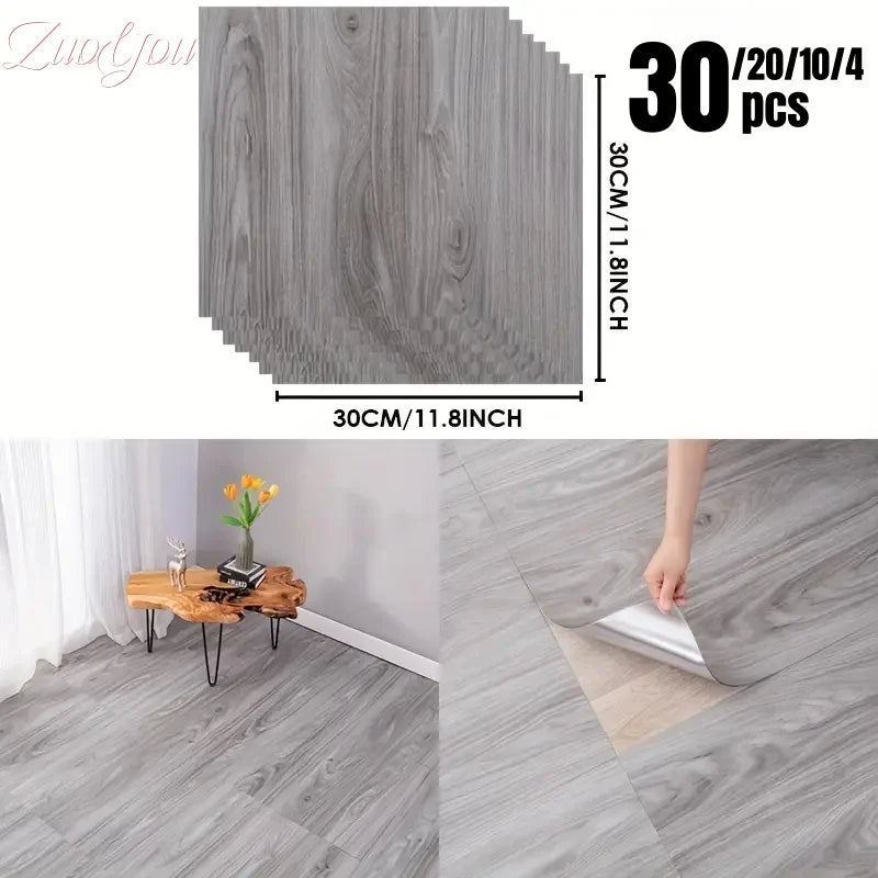 Gạch Lót Sàn Giả Gỗ Dày Dính Chống Thấm Không Trượt