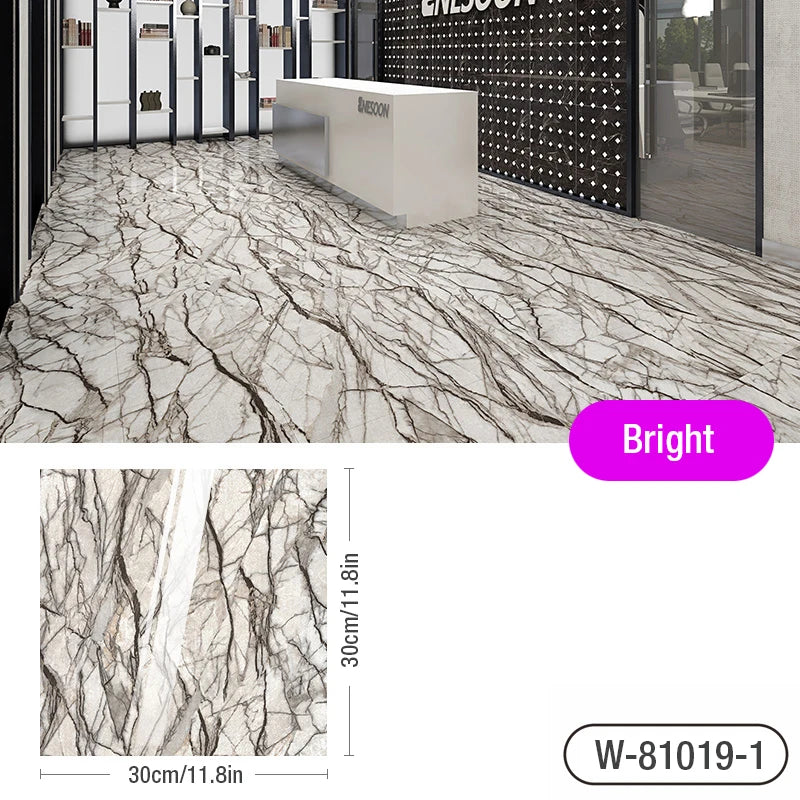 Dan San Gach Marble Nhua PVC Chong Tham Tu Dinh 3D Nha