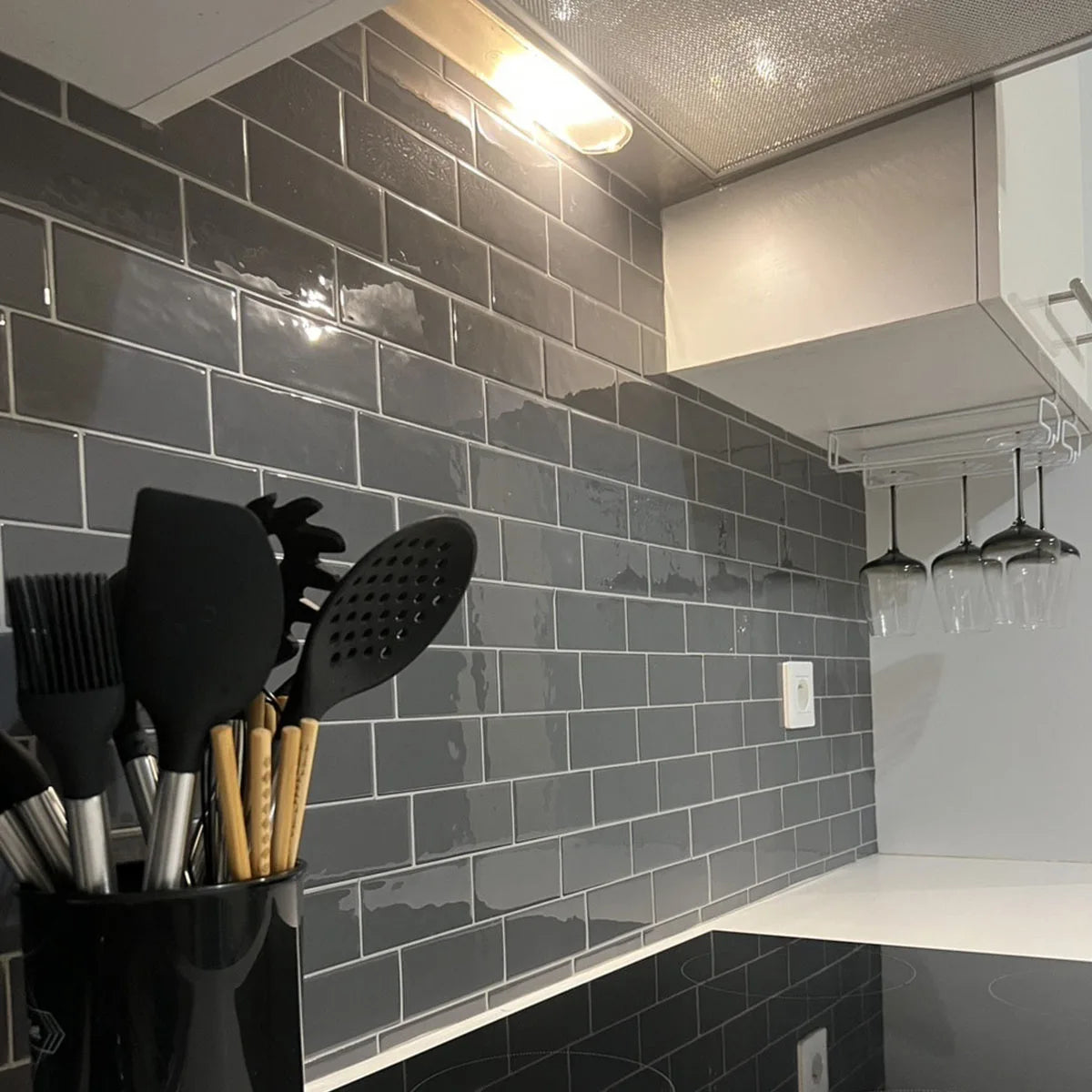 Gạch Subway Dán Tường Bếp 10 Tờ Peel Và Dán 3D Trang Trí