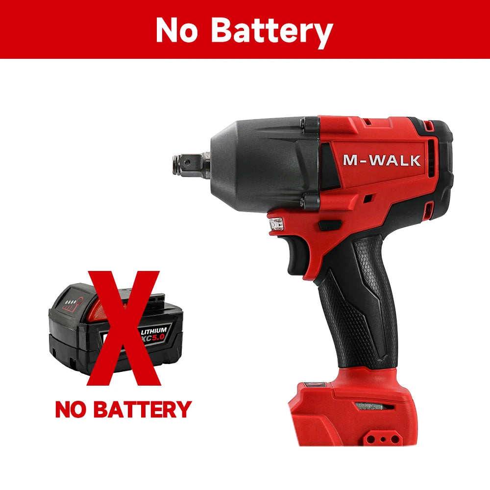 Công Cụ Vặn Lực Tác Động Không Dây 18V MWALK 1300Nm Cao Cấp