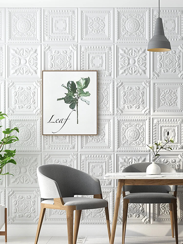 Dán Tường Nordic 3D Tự Dính Trang Trí Phòng Ngủ Phòng Khách