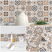 Dán Gạch Gốm Bohemian Trang Trí Tường Phòng Tắm Bếp Hiện Đại