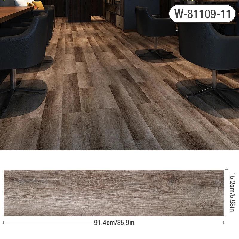 3D Dán Sàn Gỗ Vân Dày Tự Dính Chống Thấm Trang Trí Nhà