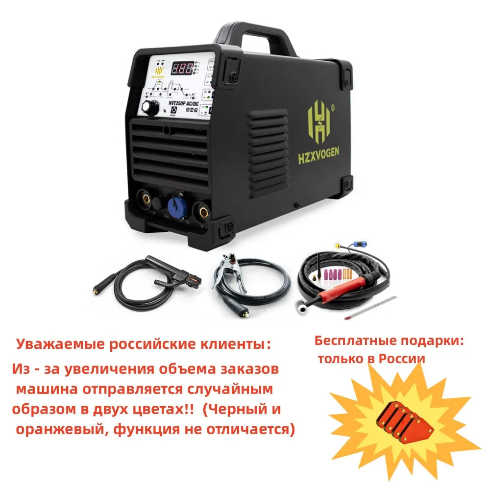 HZXVOGEN Máy Hàn Tig AC DC MMA 200A Inverter HVT250P IGBT