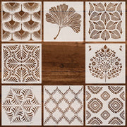 Khuon Stencil Mandala Geometric 30x30cm DIY Layering