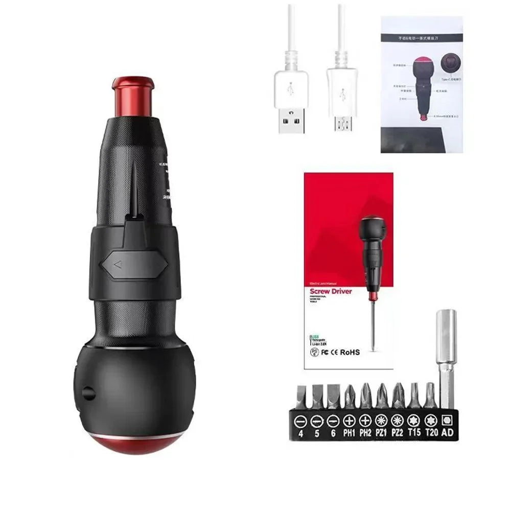 Dụng Cụ Vặn Vít Không Dây 10Trong1 3.6V Sạc Lại Gia Đình
