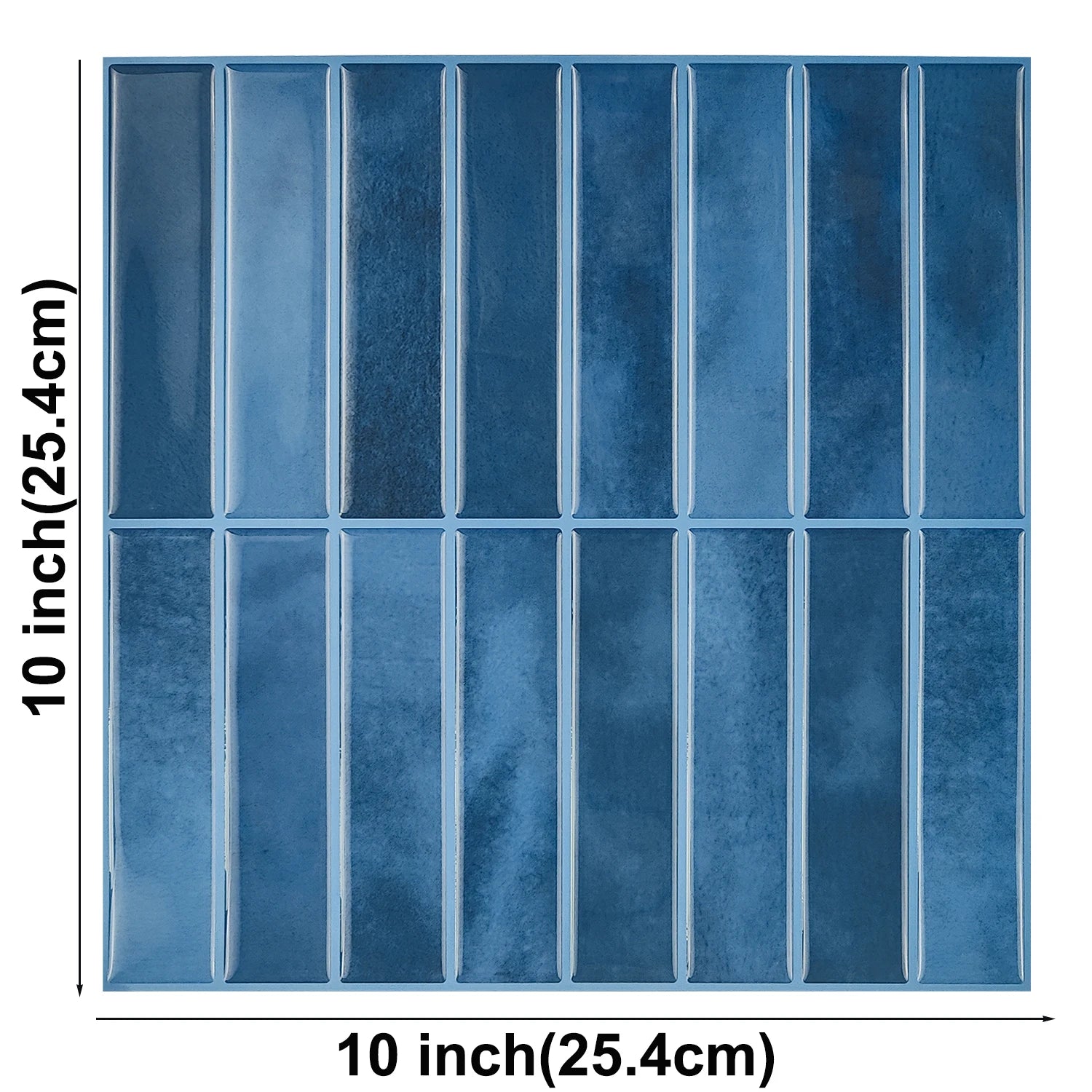10pcs 3D Imitation Tiles Self-Adhesive Wall Stickers Peel And Stick Wallpaper Heat-resistant And Waterproof For home Decor