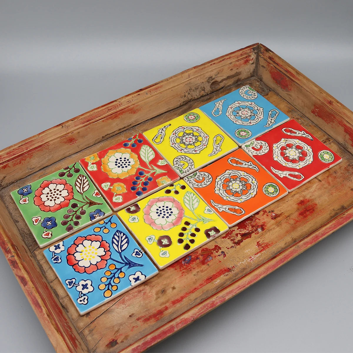 Gạch Men Trang Trí Xanh Trắng - Sắc Màu Ngôi Nhà