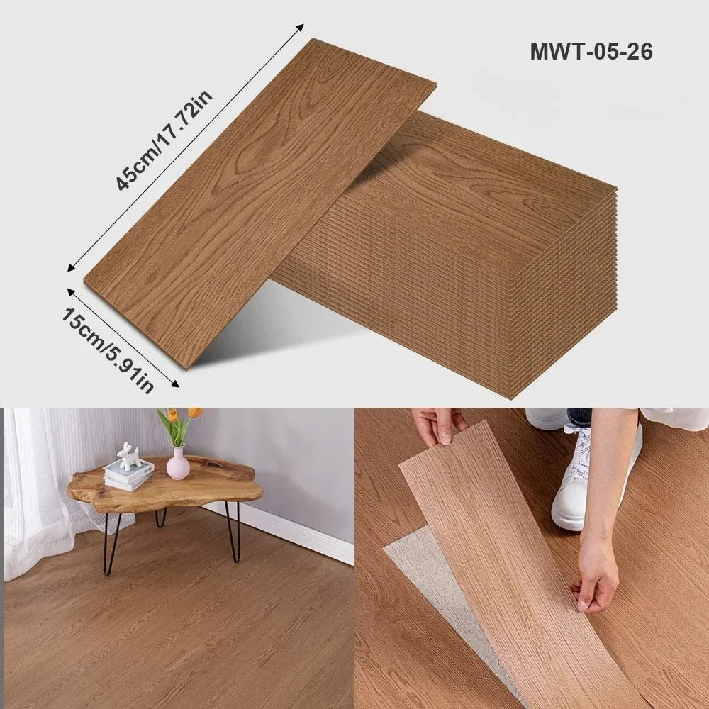Dan San Va Dan Tuong Van Go Hien Dai 45x15 Cm PVC Ben