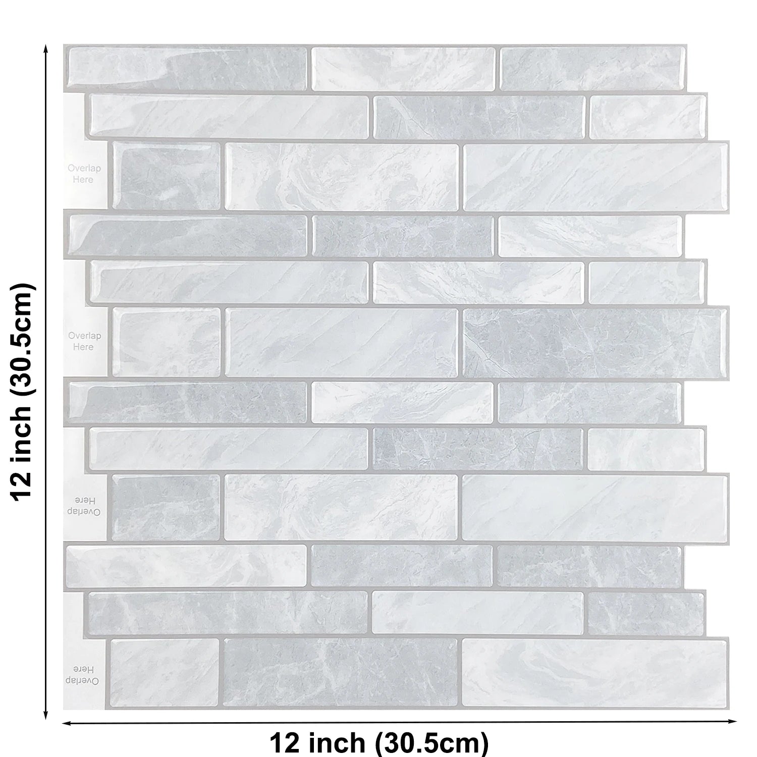 Vividtiles 3D Vinyl Dán Dính Ốp Tường Bếp Chống Nước Bền
