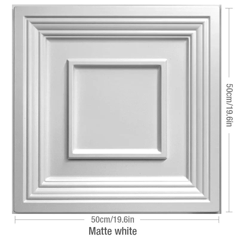 12 piece 50cm / 3m² Shiny gold 3D wall decor Wood grain slatted wall panel 3D groove texture panel tile wall sticker waterproof