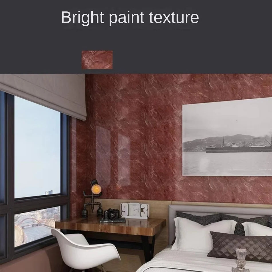 Dán Tường Giả Đá Marble Tự Dính Kháng Nước Phòng Tắm