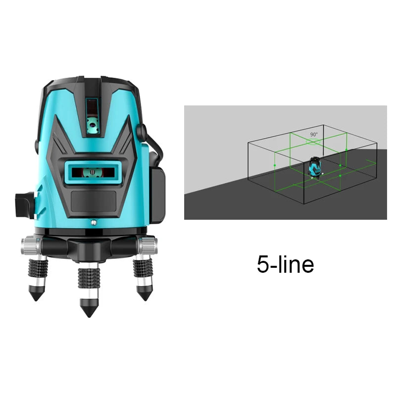 Máy Laser Level Xanh Tự Cân Bằng Dọc Ngang 2 3 5 Kèm Pin