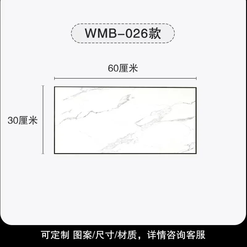 Dán Tường Giả Đá Marble Tự Dính Kháng Nước Phòng Tắm