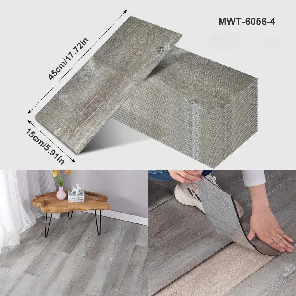 Dan San Va Dan Tuong Van Go Hien Dai 45x15 Cm PVC Ben