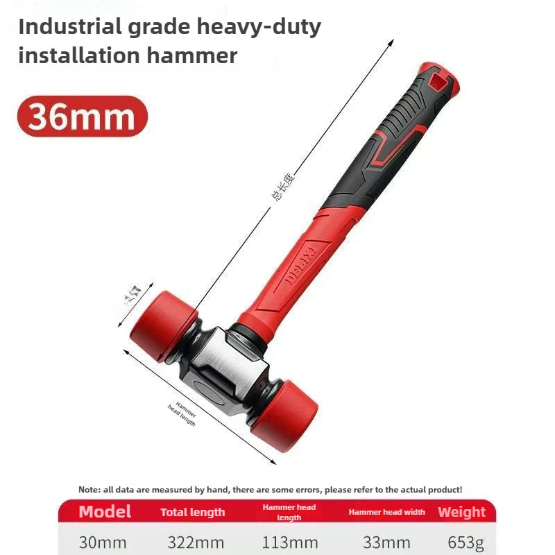 Rubber Hammer Rubber Hammer Paste Floor Tile Installation Hammer Solid Rubber Hammer Hammer Rubber Hammer Tools