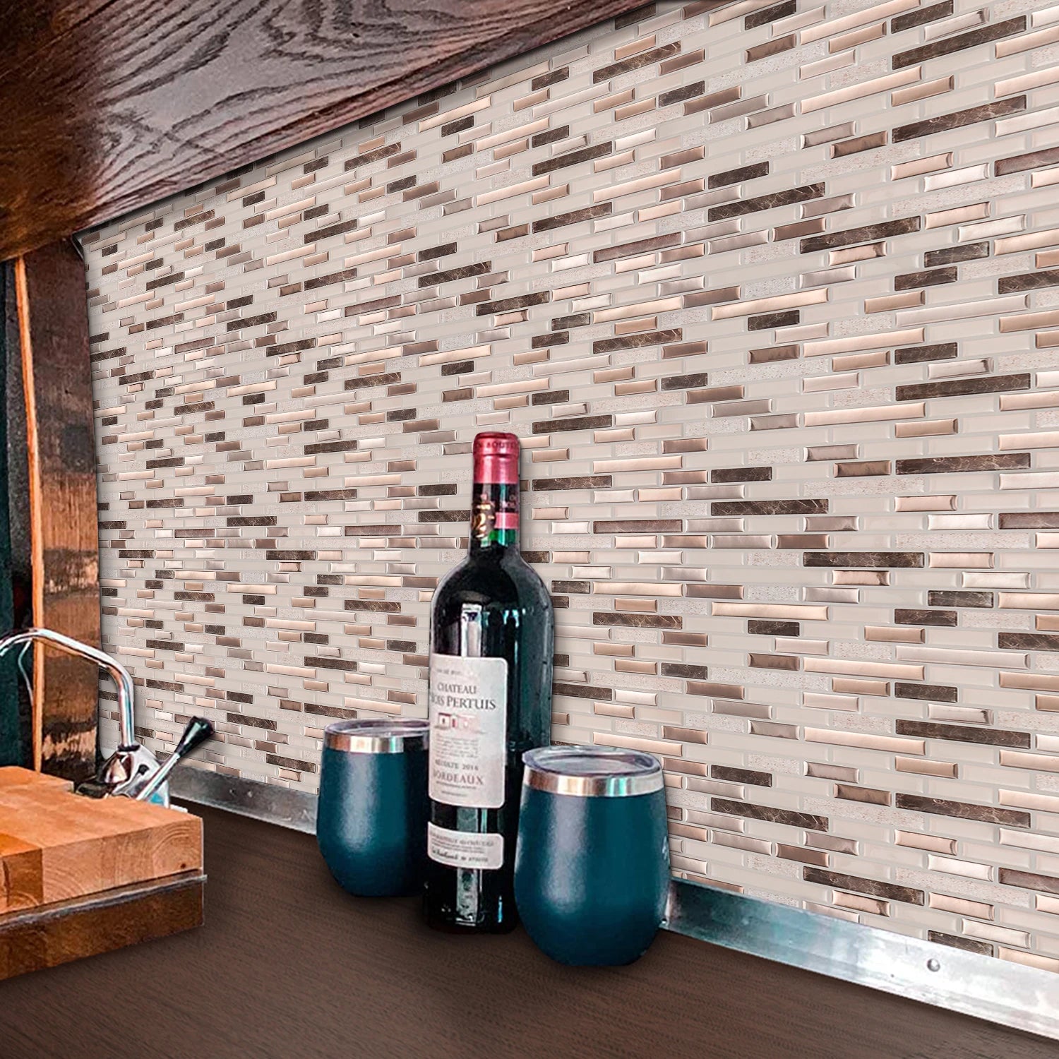 Vividtiles Dán Tường Chống Thấm Lớn Nhà Bếp Đa Năng DIY