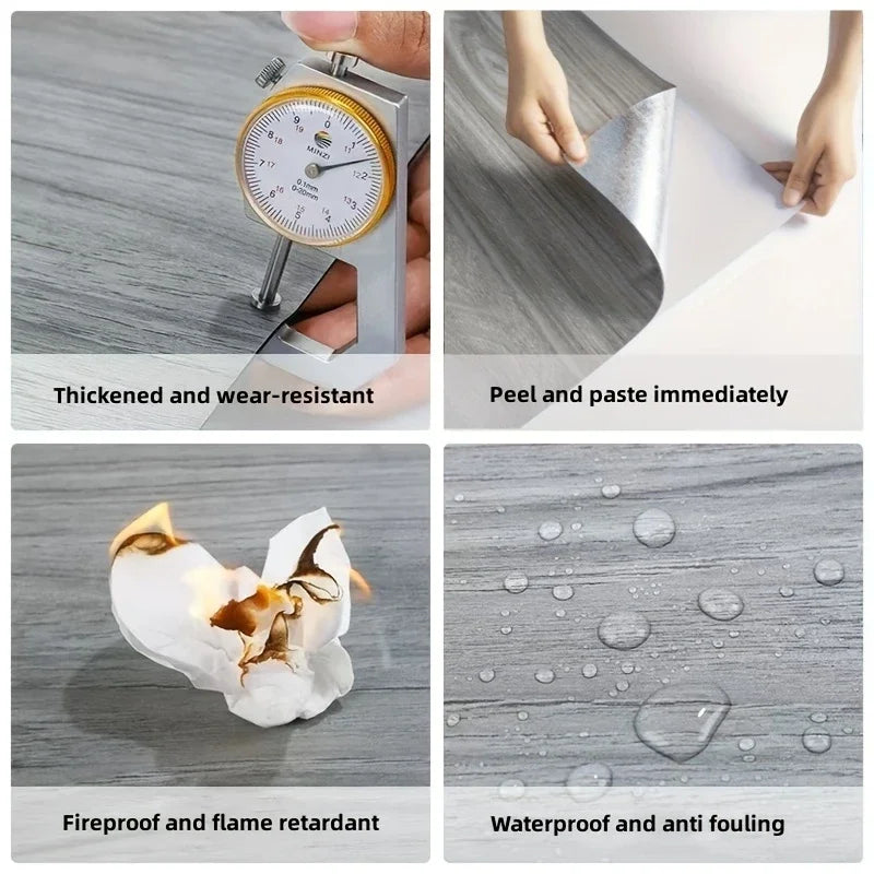 Gạch Vinyl Dán Vân Gỗ Tự Dính 4 10 20 30 Miếng Phòng Khách