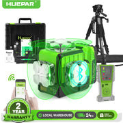 Huepar Máy Laser Xanh 3D 12 Dòng Điều Khiển Bluetooth P03