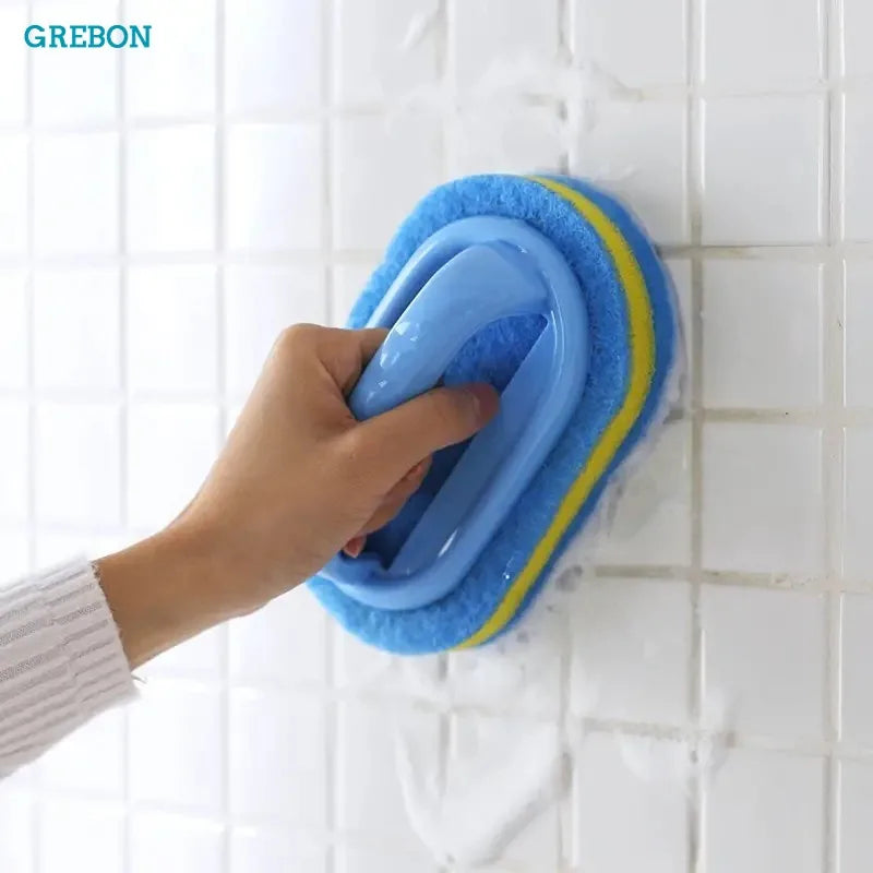Bàn Chải Lau Tường Gạch Xốp Cán Dài Kháng Mốc Rửa Bếp Chảo