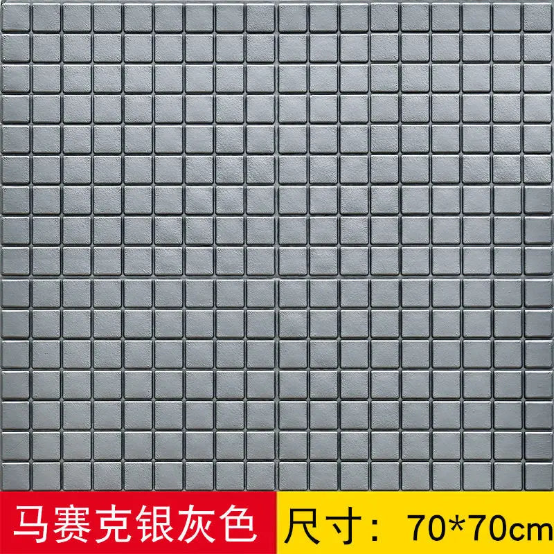Miếng Dán Tường Mosaic Chống Va Đập Trang Trí Phòng Khách