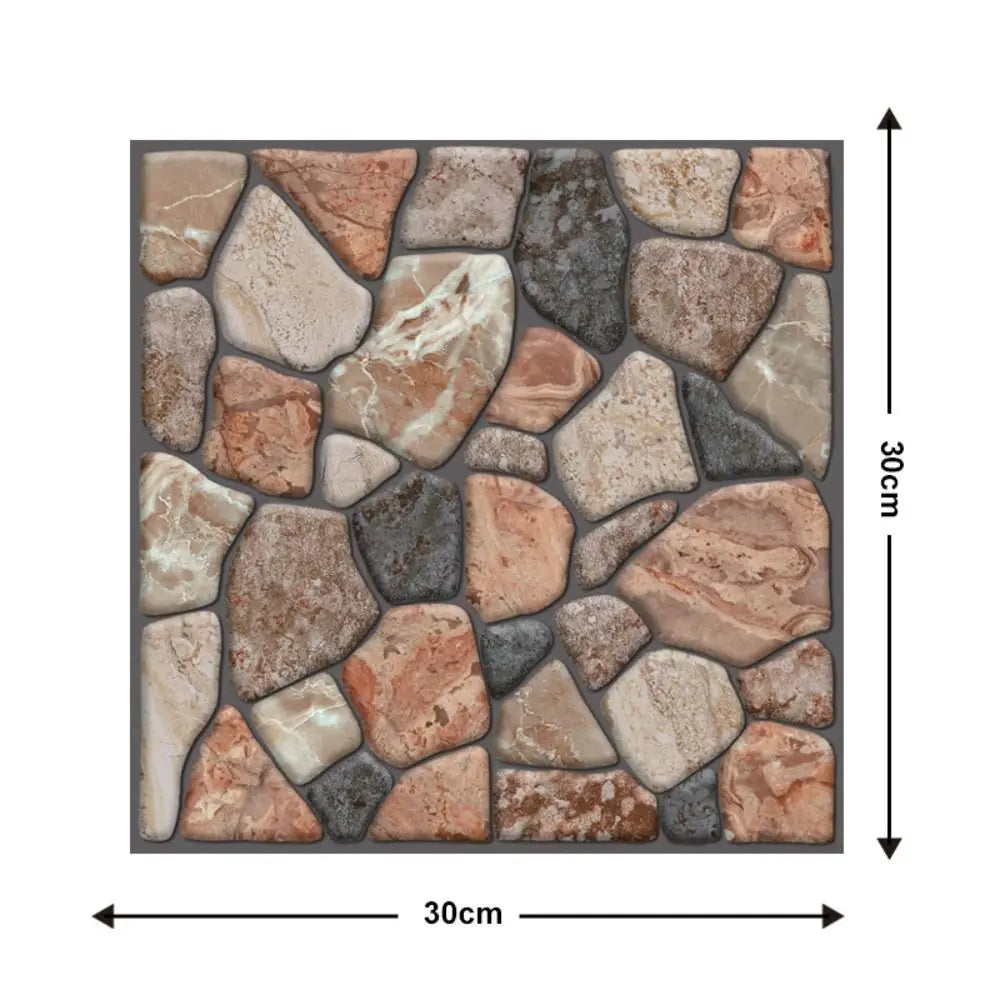 Bedroom DIY Antibacterial Waterproof Brick Design Stereoscopic 3D Wallpaper Background Wallpaper Wall Decal For Wall Decoration