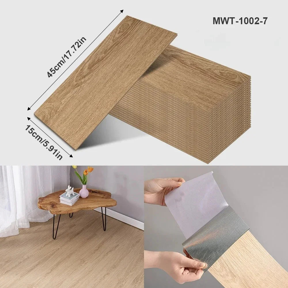 Dan San Va Dan Tuong Van Go Hien Dai 45x15 Cm PVC Ben