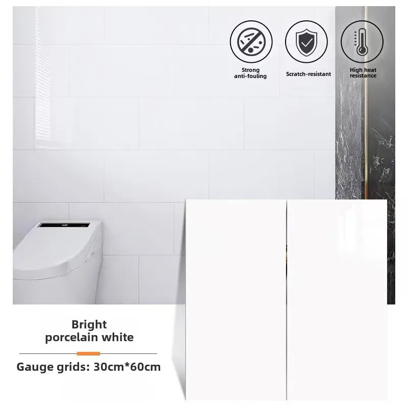 Dán Gạch Trang Trí PVC Marble 30cm X 60cm Tường Phòng Tắm