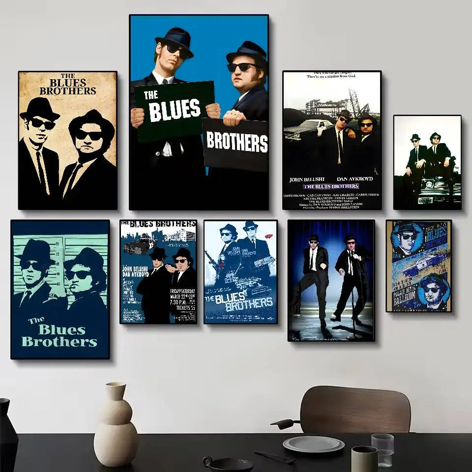 Poster Blues Brothers Co Dien Dan Tuong Chong Nuoc Quan Phe