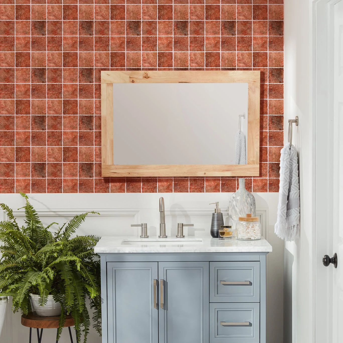1/10pcs 3D Peel and Stick Wall Tile Self Adhesive Kitchen Backsplash Tile Sticker DIY Wall Panel Waterproof 3D Wall Sticker