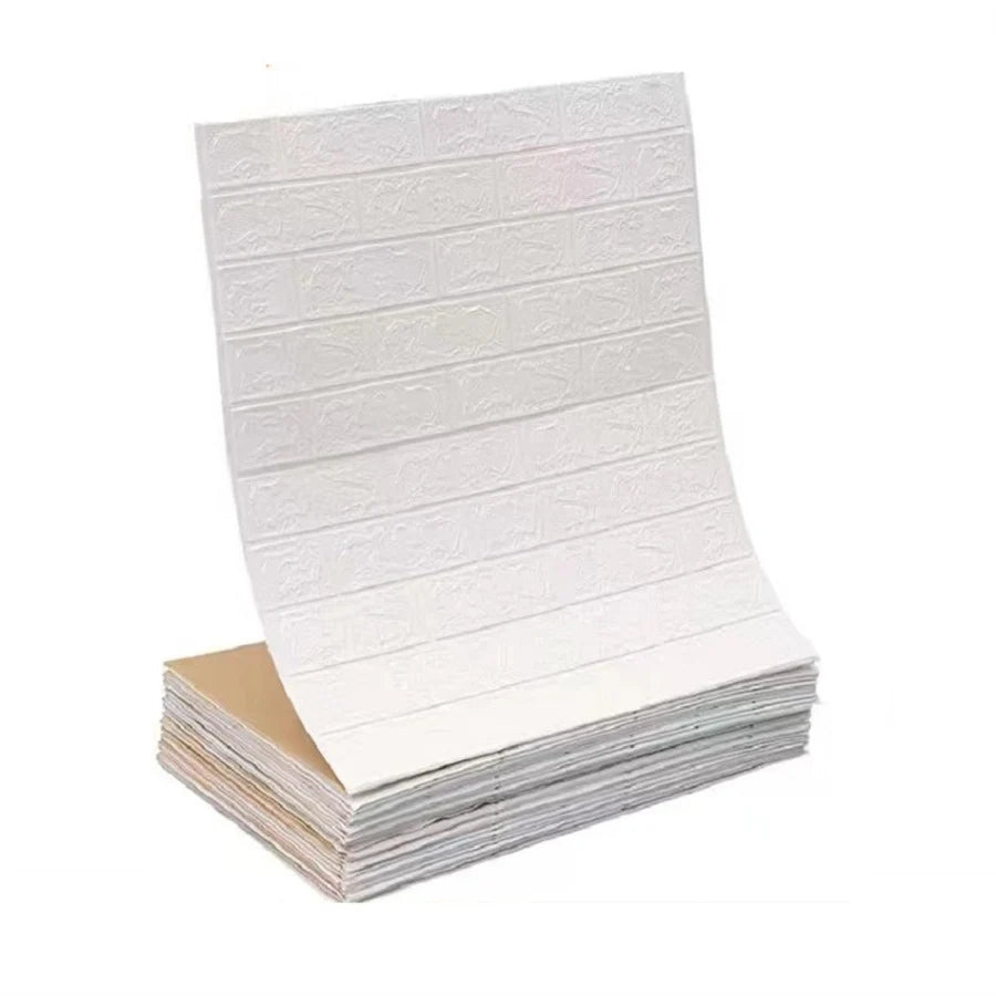 Giấy Dán Tường 3D Tự Dính Gạch Ốp Tường Phòng Khách