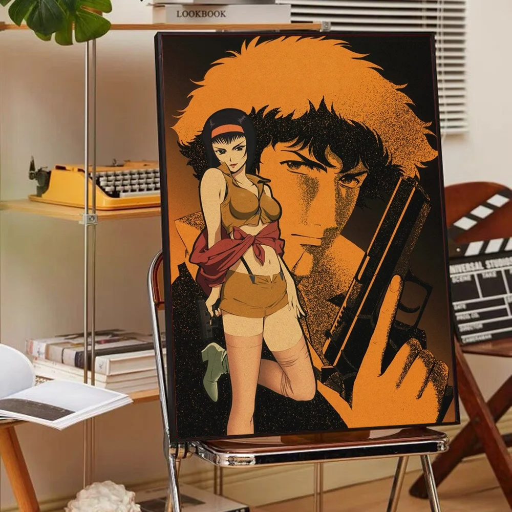 Anime Cowboy Bebop Poster Cao Chống Nước Dán Tường