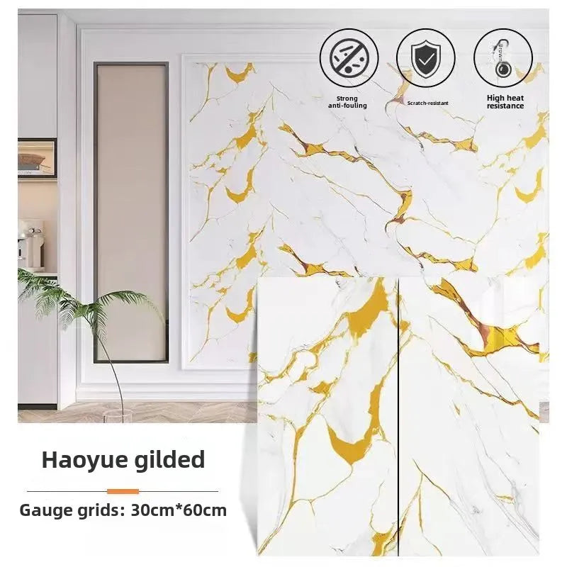 Dán Gạch Trang Trí PVC Marble 30cm X 60cm Tường Phòng Tắm