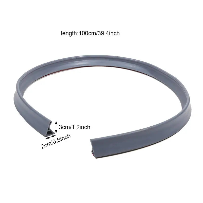 Water Waterstop Strip Barrier Bathroom Kitchen Floor Retaining Waterproof Barrier Bendable Countertop Water Blocking Strip