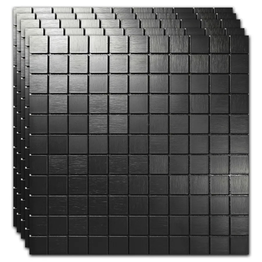 Gạch Ốp Tường Kim Loại Mosaic 3D Dán Nền Bếp Phòng Tắm