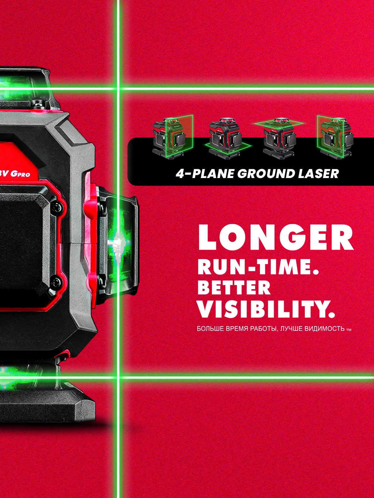 YEVOLT YVGLL4XS16PRO May Laser Xanh 4 Mat Phẳng 16Tia TuCan