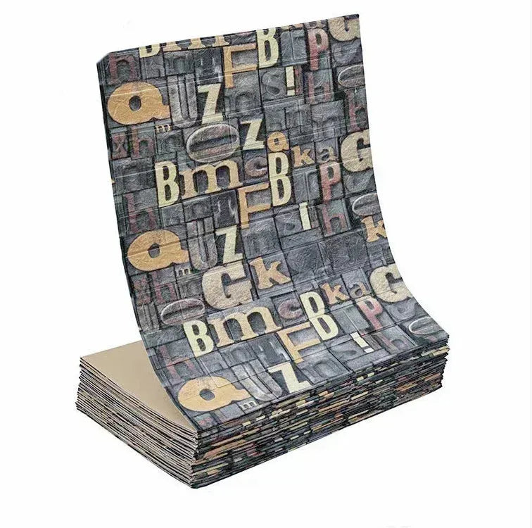 Giấy Dán Tường 3D Tự Dính Gạch Ốp Tường Phòng Khách
