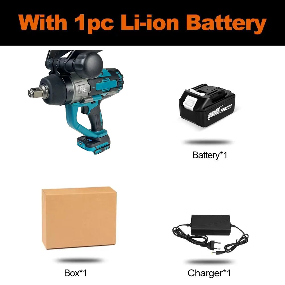 Máy Vặn Bu Lông Va Đập Không Dây Brushless 3000NM Makita