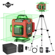 Weiddw Laser Level 4D 16 Dòng 360 Độ Xanh Cho Xây Dựng