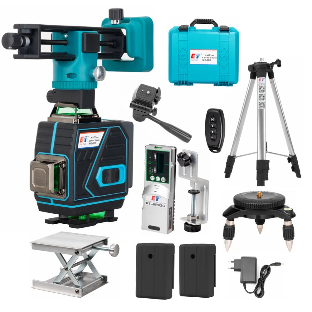 Kaitian 360 Máy Cân Laser Có Bộ Nhận 4D 16 Đường Xanh Lục