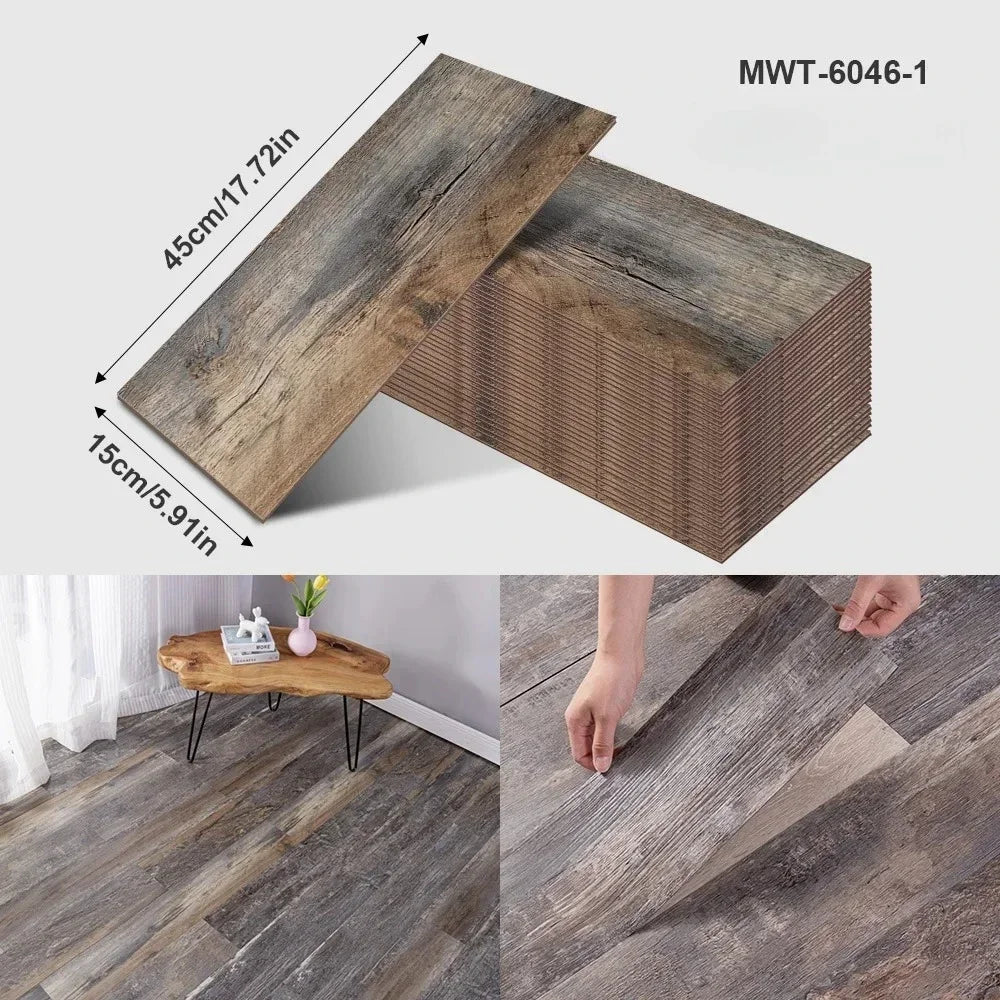 Dan San Va Dan Tuong Van Go Hien Dai 45x15 Cm PVC Ben