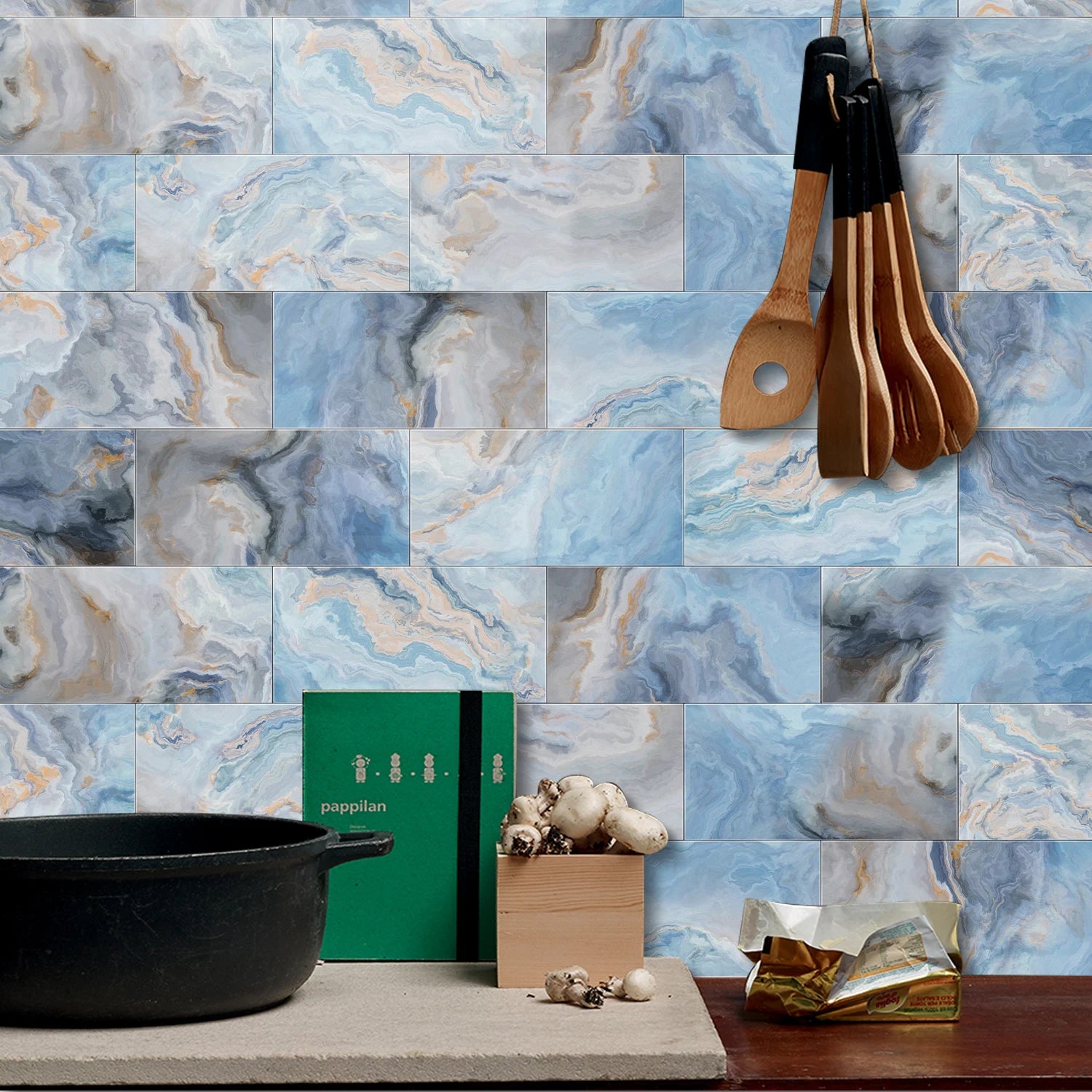 Dán Gạch Ceramic Tự Dính Phòng Tắm Và Bếp Chống Thấm