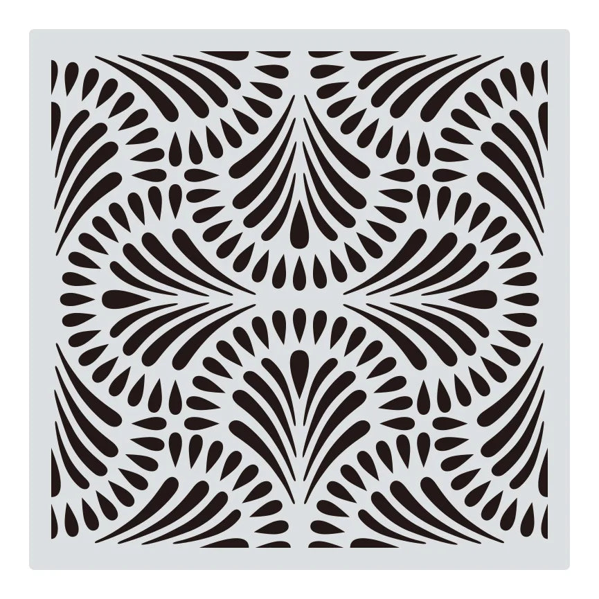 1Pcs 30*30cm Geometric Mandala DIY Layering Stencils Wall Painting Scrapbook Coloring Embossing Album Decorative Template