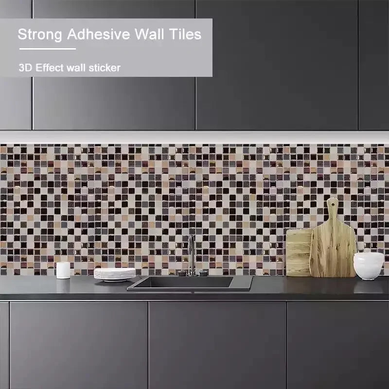 Gach Op Tuong Bep 12x12 Dan Dinh Khong Tham Nuoc 3D Mosaic