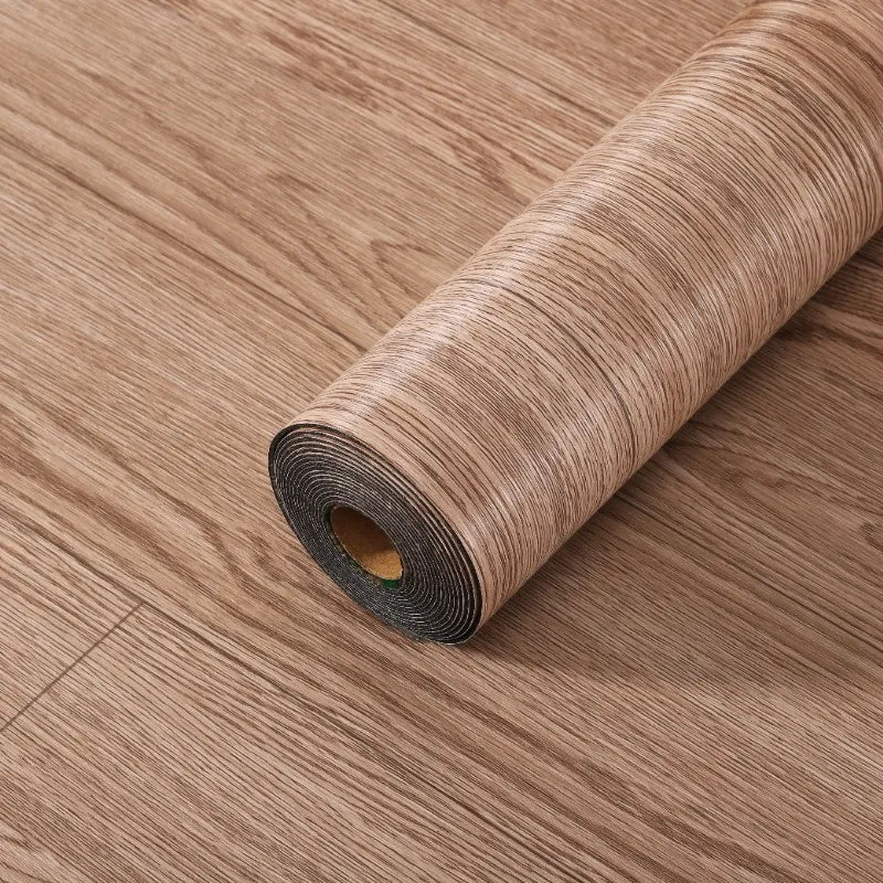Dán Dính PVC Giả Gỗ Dày Chống Thấm Trang Trí Nội Thất