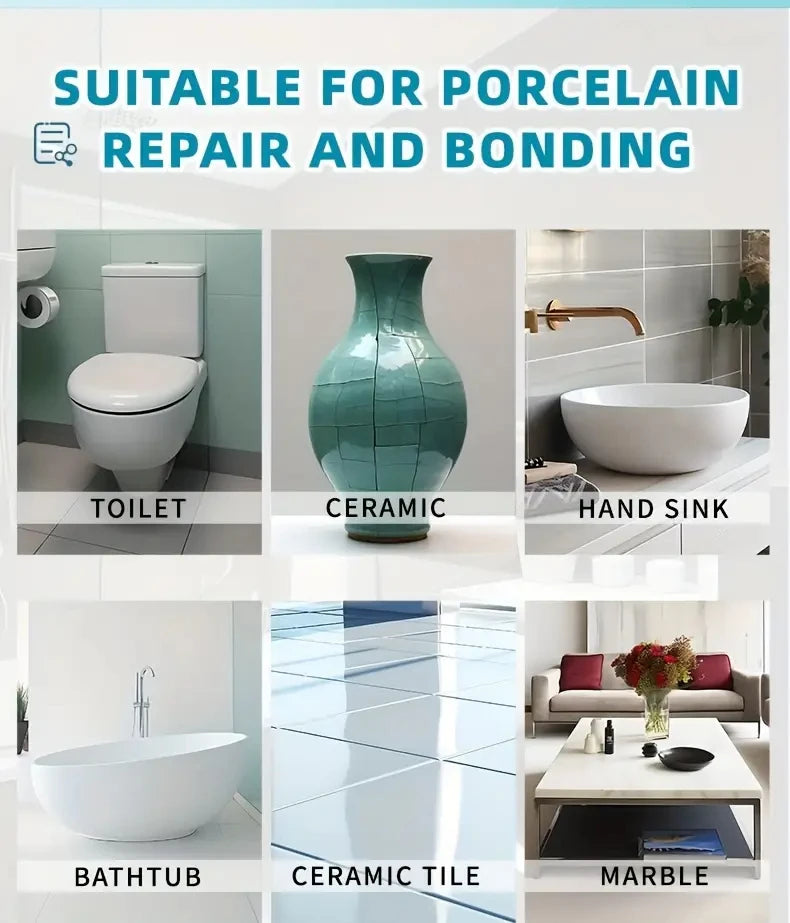 Keo Trám Sứ & Gạch Men - Lấp Nứt, Phục Hồi Bề Mặt