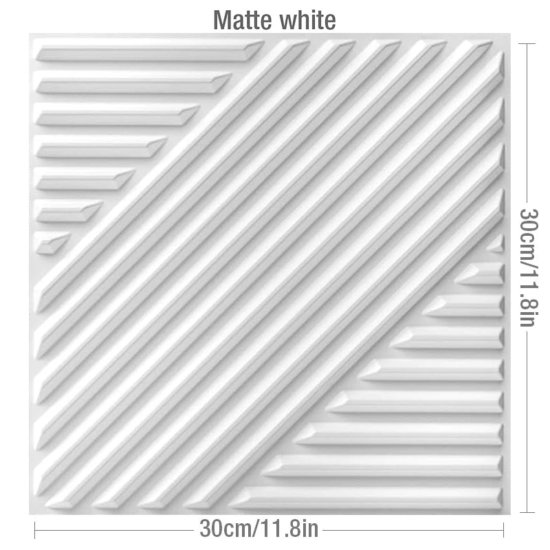 30x30cm 3D wall sticker decorative ceiling living room Wood grain wallpaper waterproof 3D Wall panel mold bathroom kitchen Hotel