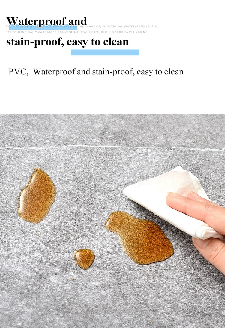 40/59cm Wide Cement Grey Self-adhesive Waterproof Floor Stickers Home Decoration PVC Wall Stickers For Living Room TV background