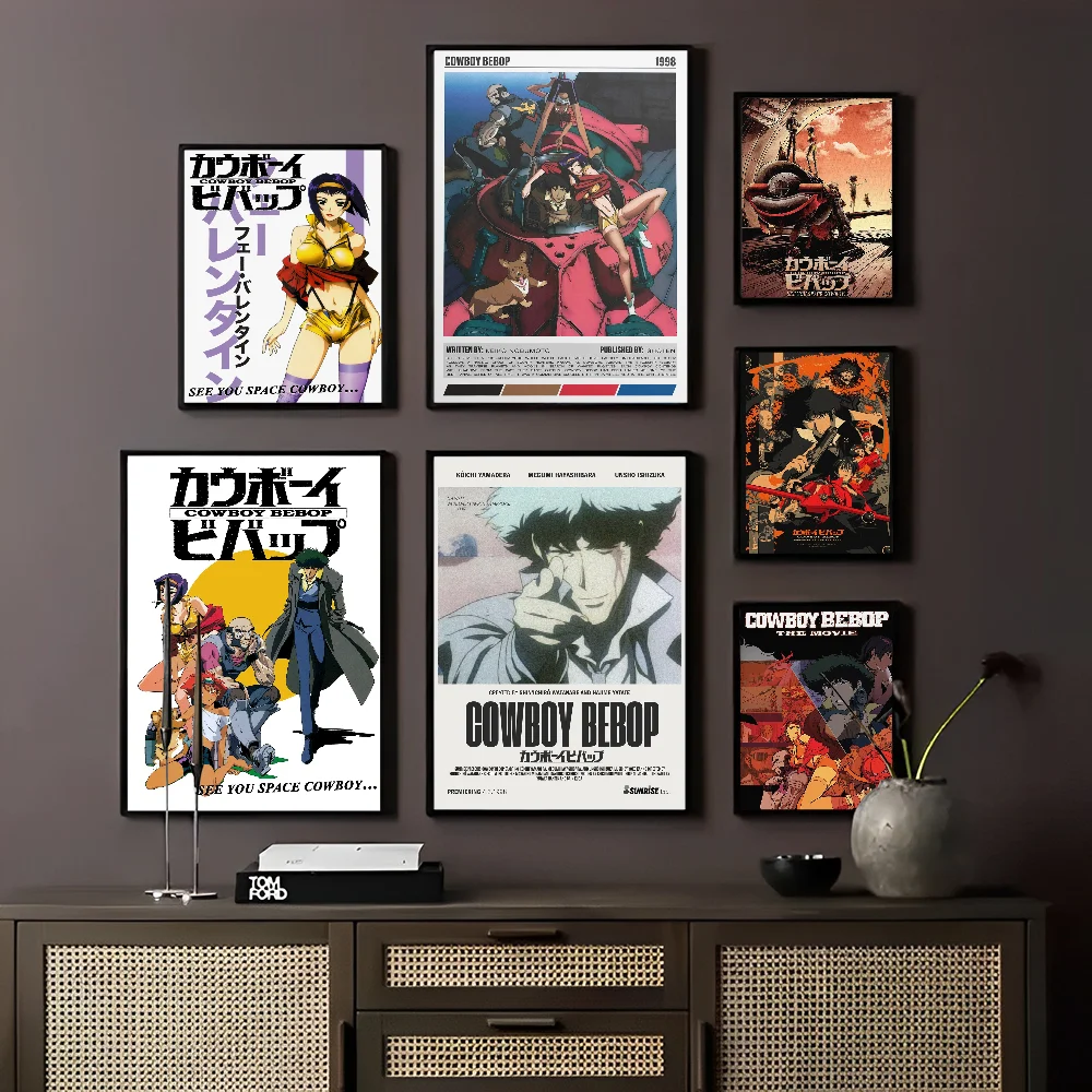 Anime Cowboy Bebop Poster Cao Chống Nước Dán Tường