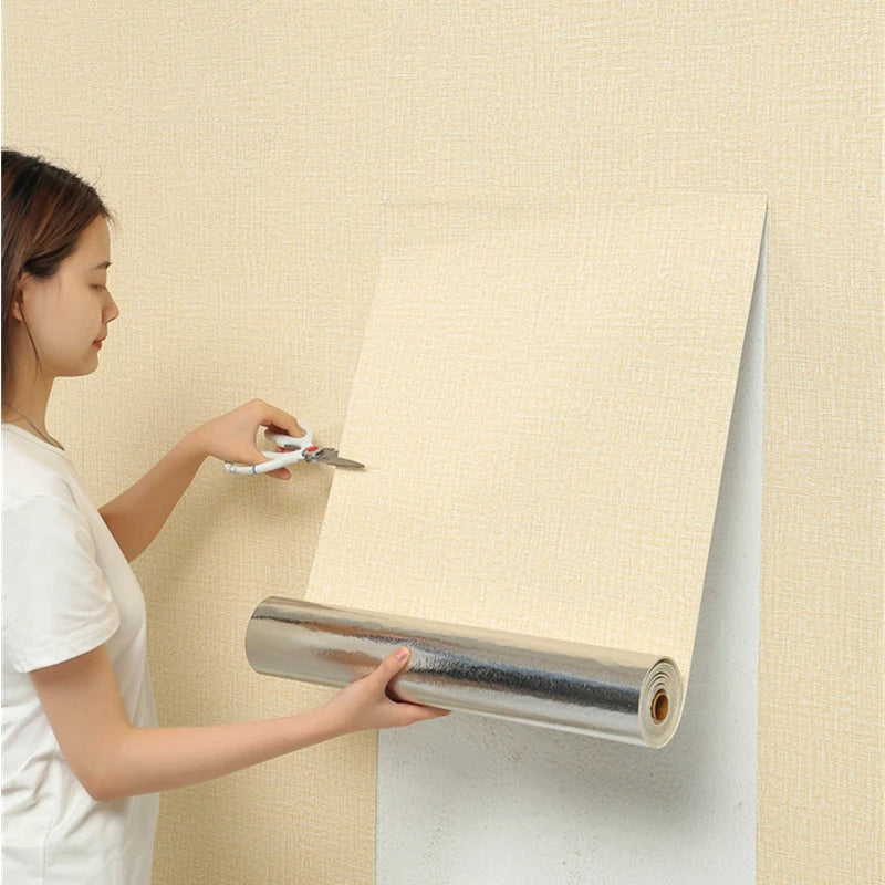 3D Anti-collision Soft Wall Sticker2.8m Self-adhesive Waterproof Insulation Foam Wall Sticker Livingroom Kitchen Decor Wallpaper